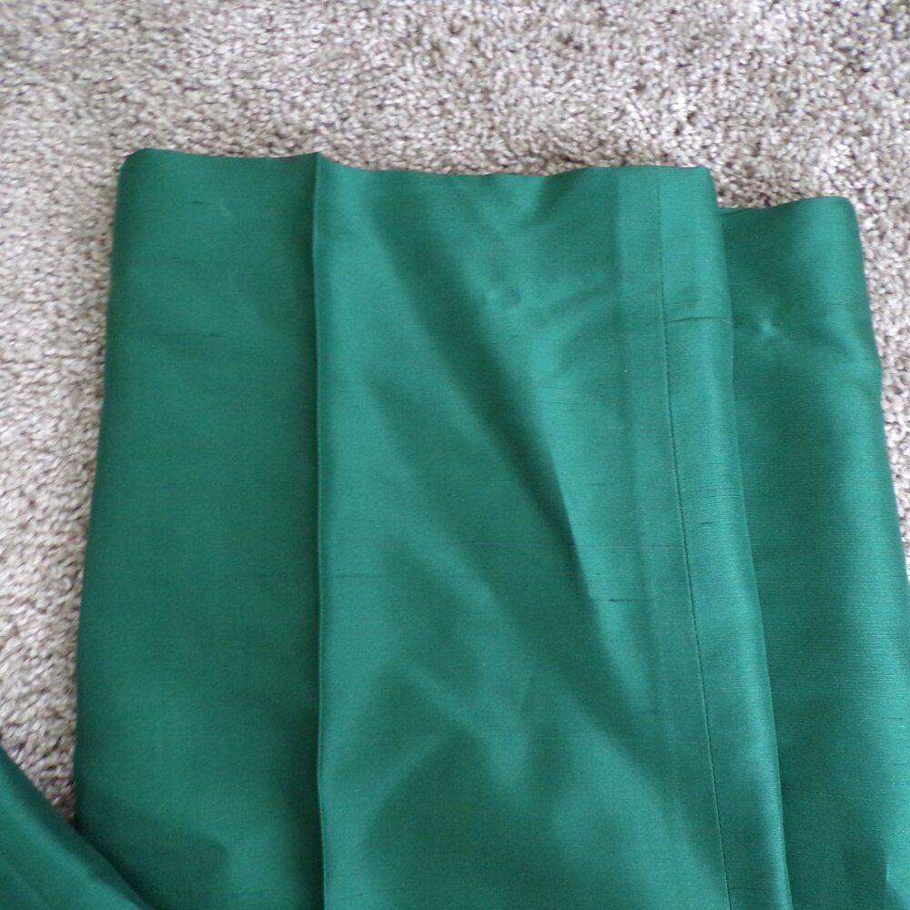 Brioni green silk wide leg pants 48 - Picture 5 of 10
